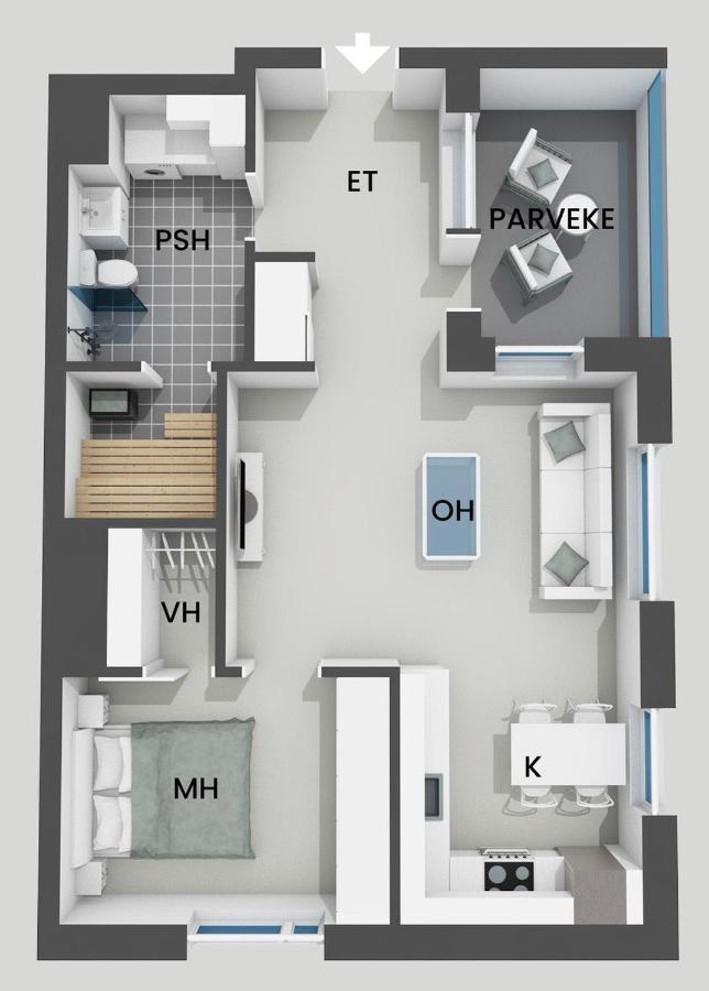 "Kanava" - New 1Br Apartment With Sauna, Balcony & Views, Hosted By 2Ndhomes Tampere Esterno foto